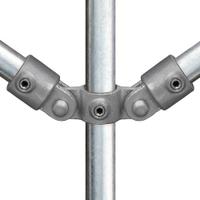 Buiskoppeling Dubbel scharnierstuk-F / 60,3 mm